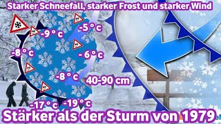 Der gefährlichste Schneesturm der Geschichte wird Deutschland treffen Schneechaos [upl. by Flss]