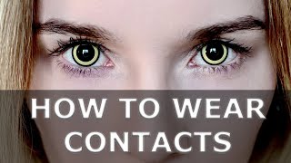 Mislens Review  How to put in colored contacts for beginners [upl. by Alarise]