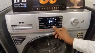 IFB 6KG Front load washing machine demo in Tamil [upl. by Xxam557]