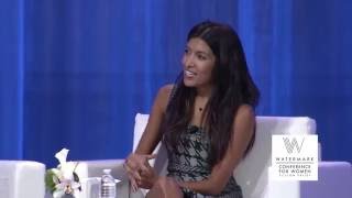 Leila Janah and Pattie Sellers at the 2016 Watermark Conference for Women [upl. by Nitnilc448]