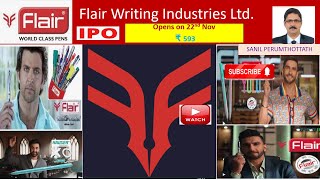 238Flair writing Industries Ltd PO  Stock Market for Beginners video [upl. by Refanej]