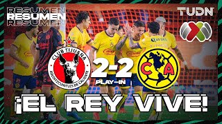 HIGHLIGHTS  Tijuana 2 23 2 América  Liga Mx AP2024  PLAYIN  TUDN [upl. by Orelu]