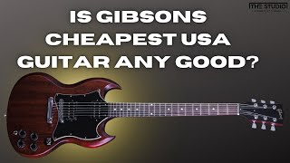 Is Gibsons Cheapest USA Guitar Any Good [upl. by Beitch]