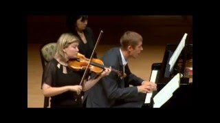 Alina Ibragimova amp Cédric Tiberghien  extract from Mozart sonata for piano and violin KV379 [upl. by Oinigih]