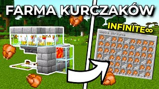 ŁATWA Automatyczna Farma Kurczaków w Minecraft 121 Poradnik [upl. by Orimisac979]