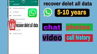 whatsapp deleted messages recovery  whatsapp delete chat recovery  whatsapp deleted chat backup [upl. by Ahseniuq990]