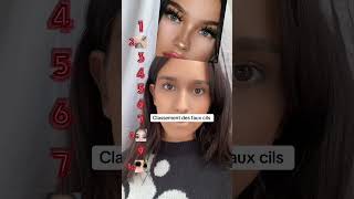 Classement faux cils shortvideo humour challenge jul makeup drole [upl. by Cam401]