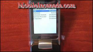 How to enter unlock code on Rogers Blackberry Pearl 8220 instructions  wwwMobileincanadacom [upl. by Eustis]