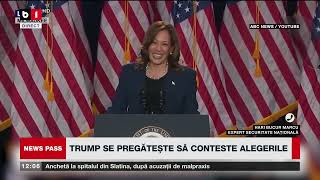 NEWS PASS SUA CEA MAI STRÂNSĂ CURSĂ ELECTORALĂ DIN ISTORIE TRUMP SE PREGĂTEȘTE SĂ CONTESTE P1 [upl. by Eadwina]