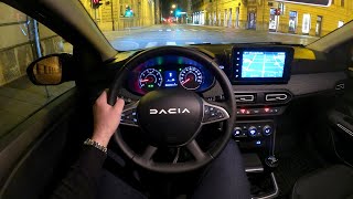 NEW DACIA JOGGER 2023  night POV test drive amp FULL REVIEW TCe 110 HP [upl. by Eiddal]