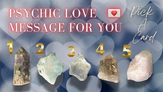 🥰 Psychic LOVE Messages for You 🥰 InDepth tarot pick a card [upl. by Einaffets]