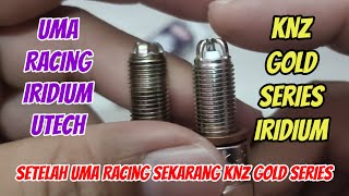 Nyobain Busi KNZ Iridium Gold Series sparkplug sparkplugs iridium [upl. by Rafter]