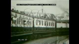 Folkestone and the LNWR railway locomotive circa 1910 Film 11658 [upl. by Nerraw]