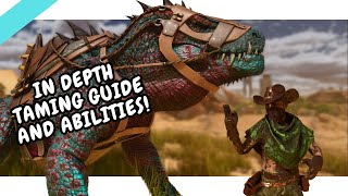 How To Tame The Fasolasuchus amp Abilities Scorched Earth ASA [upl. by Anaher]