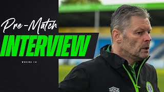 PreMatch Interview  Cotterill previews Woking [upl. by Roddie]