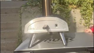 NUUK Double Shelf Movable Outdoor Pizza Oven Table Review [upl. by Sidra]