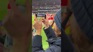 Zinchenko goal against Burnley football arsenal premierleague [upl. by Keeler]