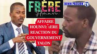 AFFAIRE HOUNVI 1ERE REACTION DU GOUVERNEMENT TALON [upl. by Suivatnod]