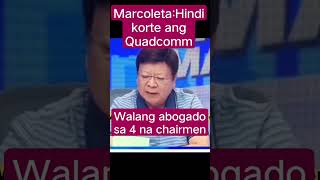 Marcoleta sinabon Ang QUADCOMM [upl. by Avilo]