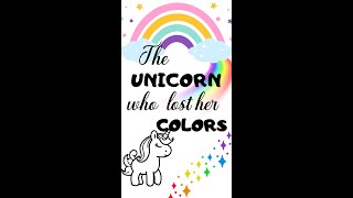 The UNICORN who lost her COLORS kids unicorn audiobook children music family viralvideo fyp [upl. by Vina]