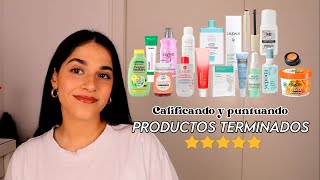 CALIFICANDO y PUNTUANDO PRODUCTOS TERMINADOS  CABELLO SKINCARE MAQUILLAJE Y CUIDADO PERSONAL [upl. by Iztim718]