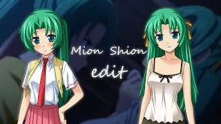 Sonozaki Mion amp Shion edit  Valley of the Dolls [upl. by Sokairyk]