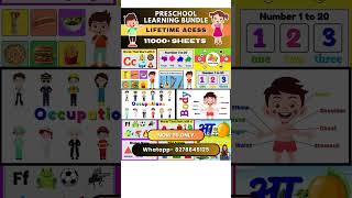 Kids Learning Flashcard And Charts [upl. by Naneek]