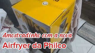 Unboxing Airfryer Philco amostradinho tá com tudo philco [upl. by Toland]