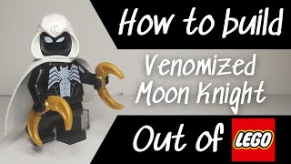 How to Build a Venomized Moon Knight out of Lego [upl. by Zinnes640]