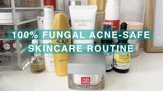 MY 100 FUNGAL ACNESAFE SKINCARE ROUTINE [upl. by Gay739]