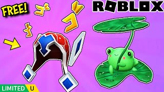 LIMITED STOCK FREE ITEMS How To Get CRIMSON ANIME HOOD amp FROGURT SHOULDER PET on Roblox [upl. by Siloam731]