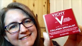 Vichy Liftactiv Collagen Specialist Cream Review 2019 [upl. by Ralyt]