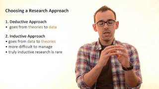 32 Choosing A Research Approach [upl. by Hausner]