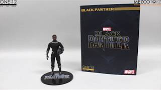 One12 Collective Black Panther Unboxing  Mezco Toyz [upl. by Coltin]