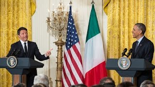 The President and Prime Minister of Italy Hold a Joint Press Conference [upl. by Schoenfelder]