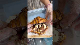 Magnum Croissant 🥐 dessert crossiant nutrella youtubeshorts foryou reels foodie [upl. by Garnette752]