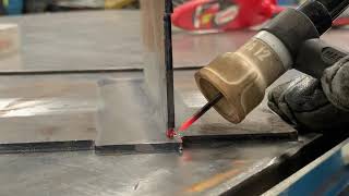 TIG welding T Joint [upl. by Beetner]