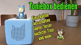 Toniebox Bedienung Tutorial Toniebox bedienen  So bedienst du die Musikbox [upl. by Laroc]