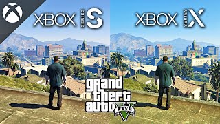 GTA V NEXT GEN  🔥 Xbox Series S vs Xbox Series X 🔥  Comparación 2024 🎮 [upl. by Eylhsa]