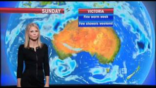 Weather 9 News Melbournemov [upl. by Einaoj]