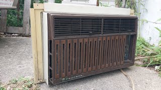 1988 Fedders 5000 btu Air conditioner initial checkout [upl. by Kimberlyn641]