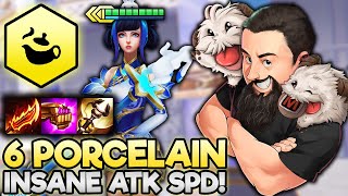 6 Porcelain  It Gives HOW MUCH Attack Speed  TFT Inkborn Fables  Teamfight Tactics [upl. by Delanos]