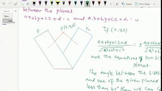 Analytical solid geometry    Bisectors of angle between two planes   36 [upl. by Ahseei4]