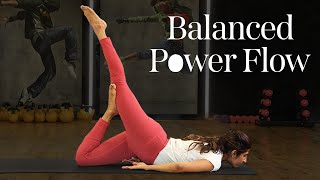 Balanced Power Flow  Yoga For Balance  Dhanurasana Yoga  Halasana  Sarvangasana [upl. by Zeuqcaj]