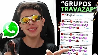 INVADINDO GRUPOS DE TRAVAZAP🤡 [upl. by Hailahk]