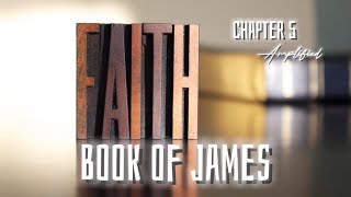 Bible Read Book of James Audible with Captions Chapter 5  Amplified Version [upl. by Nerrawed58]