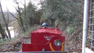 Copper Mine Tramway  Narrow Gauge Mine Train  Morwellham Quay [upl. by Poler]