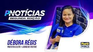 Débora Régis • AO VIVO • PNotícias 2ª Edição [upl. by Ardnaeel]