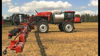 Case IH Patriot 4430 in action  demo  самоходный опрыскиватель  selfpropelled sprayer [upl. by Adnical]