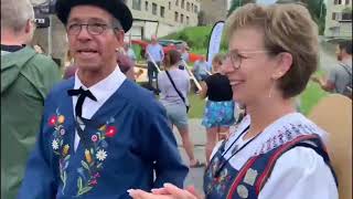 Lochus Alphorn Quartett am Jodlerfest Sempach 2024 [upl. by Elocin]